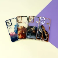 قاب ژله ای شفاف طرح کوهستان محافظ لنزدار Xiaomi Redmi Note 10 Pro