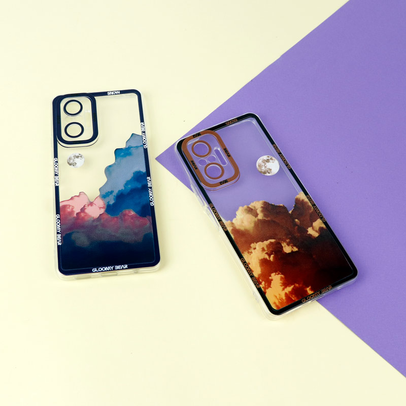 قاب ژله ای شفاف طرح کوهستان محافظ لنزدار Xiaomi Redmi Note 10 Pro