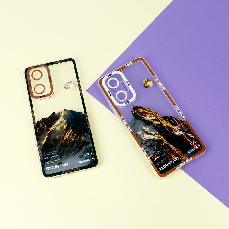 قاب ژله ای شفاف طرح کوهستان محافظ لنزدار Xiaomi Redmi Note 10 Pro