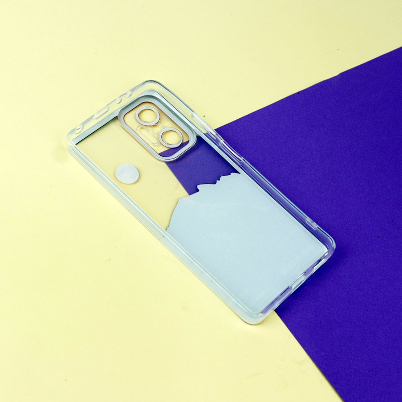 قاب ژله ای شفاف طرح کوهستان محافظ لنزدار Xiaomi Redmi Note 10 Pro