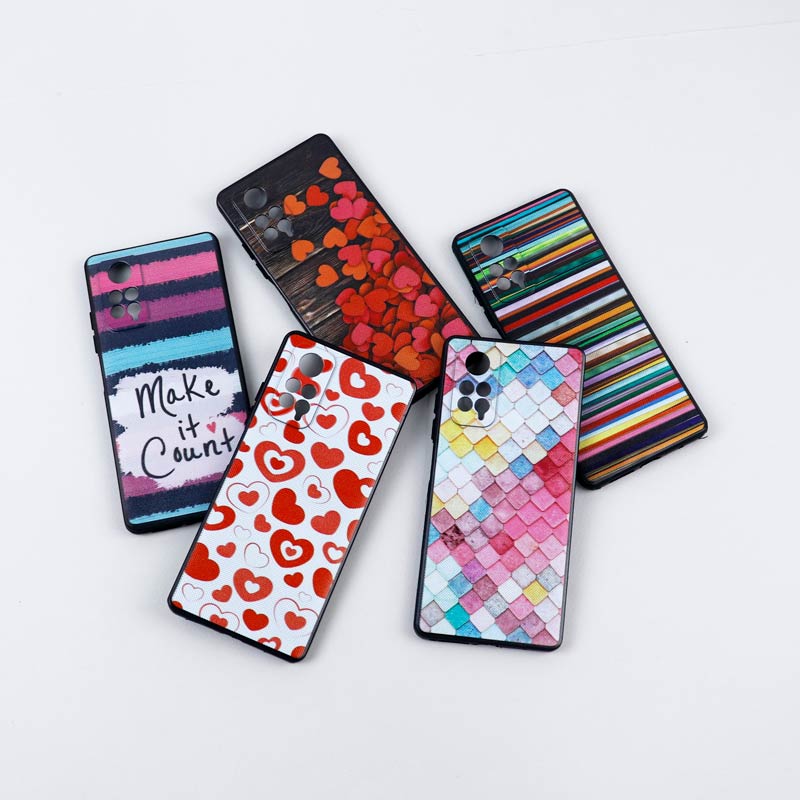 قاب دور ژله ای طرحدار دخترانه محافظ لنزدار ایرانی Xiaomi Redmi Note 11 / 11s