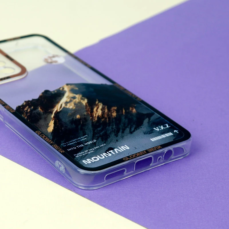 قاب ژله ای شفاف طرح کوهستان محافظ لنزدار Xiaomi Redmi Note 11 5G (China)