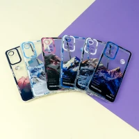 قاب ژله ای شفاف طرح کوهستان محافظ لنزدار Xiaomi Redmi Note 11 5G (China)