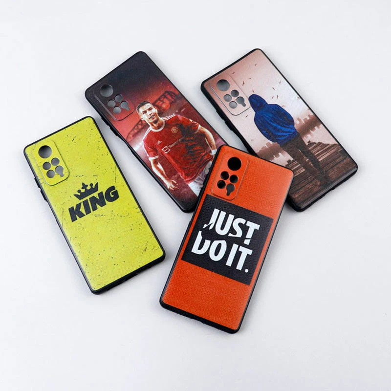 قاب شیائومی Redmi Note 11 / 11s دور ژله ای طرح دار پسرانه محافظ لنزدار ایرانی