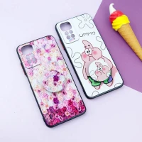 قاب فانتزی طرحدار دخترانه محافظ لنزدار + پاپ سوکت Xiaomi Redmi Note 11 / 11S سری R