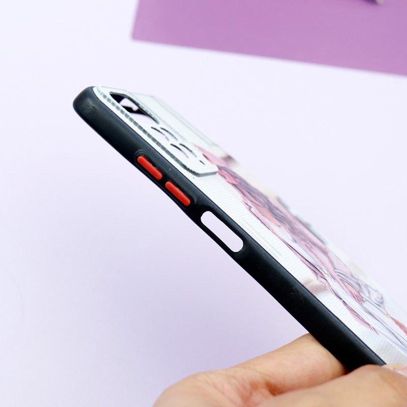 قاب فانتزی طرحدار دخترانه محافظ لنزدار + پاپ سوکت Xiaomi Redmi Note 11 / 11S سری R