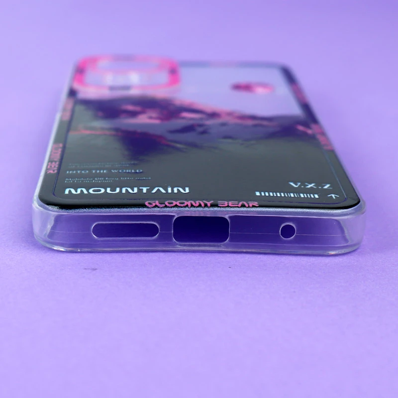 قاب ژله ای شفاف طرح کوهستان محافظ لنزدار Xiaomi Redmi Note 11 / 11S