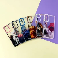 قاب ژله ای شفاف طرح کوهستان محافظ لنزدار Xiaomi Redmi Note 11 / 11S