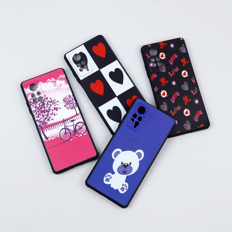 قاب دور ژله ای طرحدار دخترانه محافظ لنزدار ایرانی Xiaomi Redmi Note 11 Pro