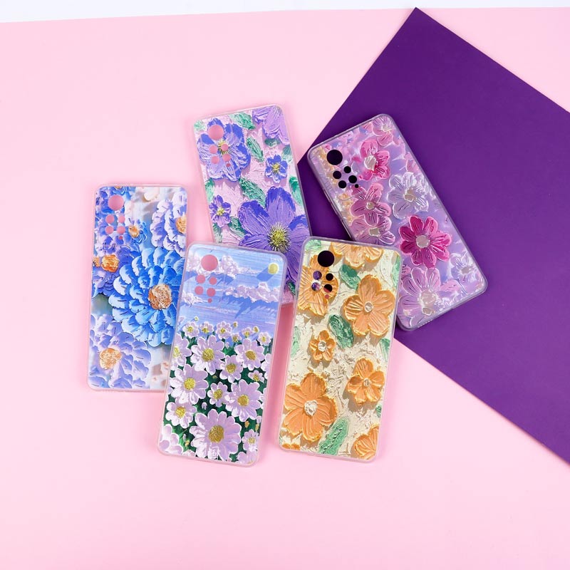 قاب ژله ای طرحدار گل برجسته محافظ لنزدار Xiaomi Redmi Note 11 Pro