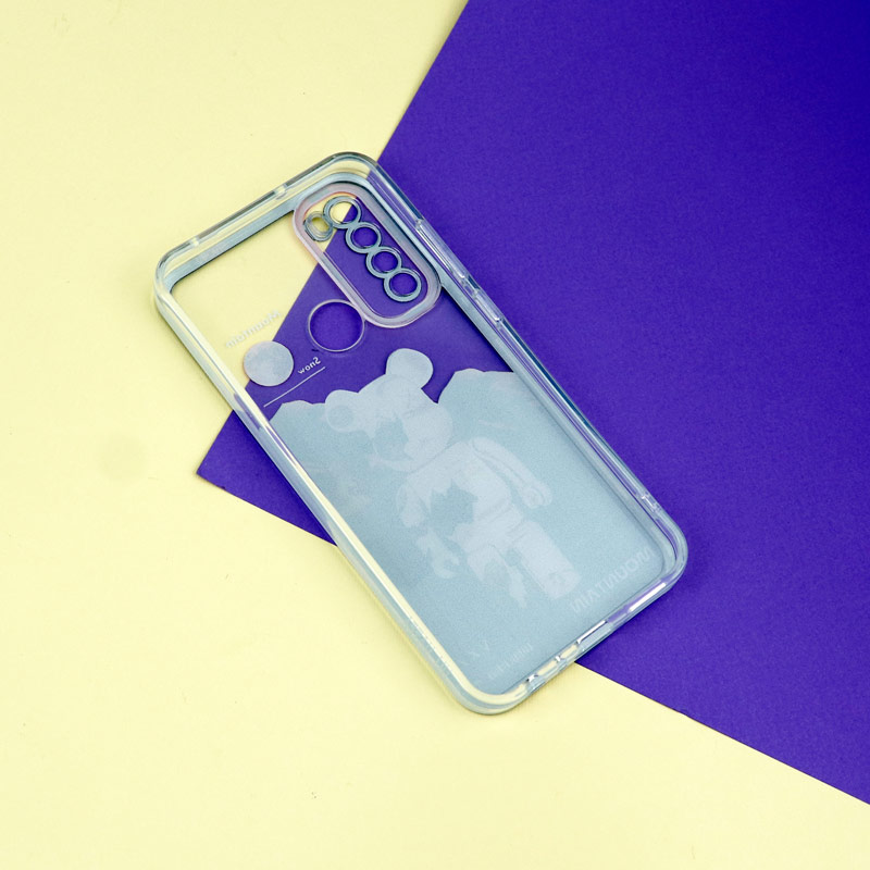 قاب ژله ای شفاف طرح کوهستان محافظ لنزدار Xiaomi Redmi Note 8