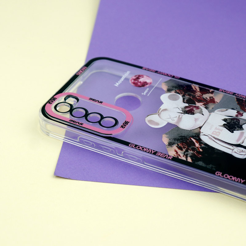 قاب ژله ای شفاف طرح کوهستان محافظ لنزدار Xiaomi Redmi Note 8