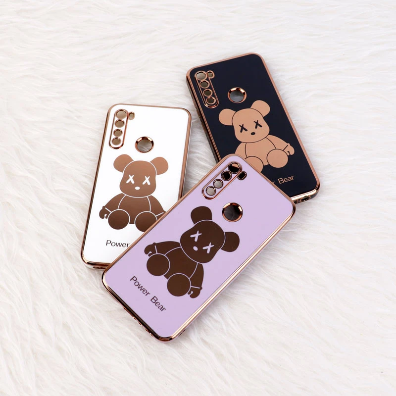 قاب My Case Power Bear شیائومی Redmi Note 8 محافظ لنزدار