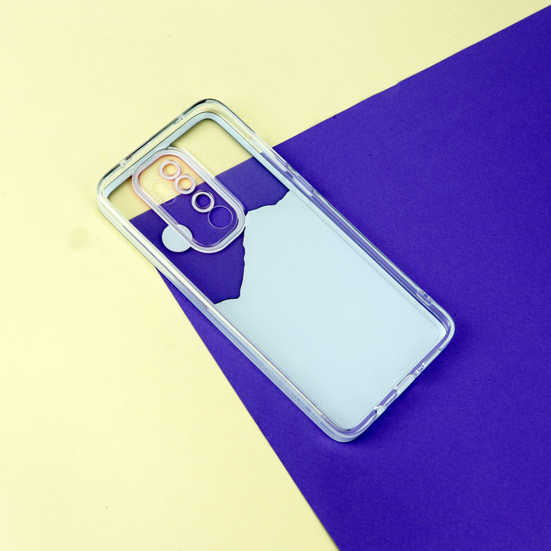 قاب ژله ای شفاف طرح کوهستان محافظ لنزدار Xiaomi Redmi Note 8 Pro