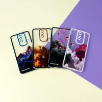 قاب ژله ای شفاف طرح کوهستان محافظ لنزدار Xiaomi Redmi Note 8 Pro