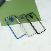 قاب شفاف دور رنگی محافظ لنزدار Xiaomi Redmi Note 9s