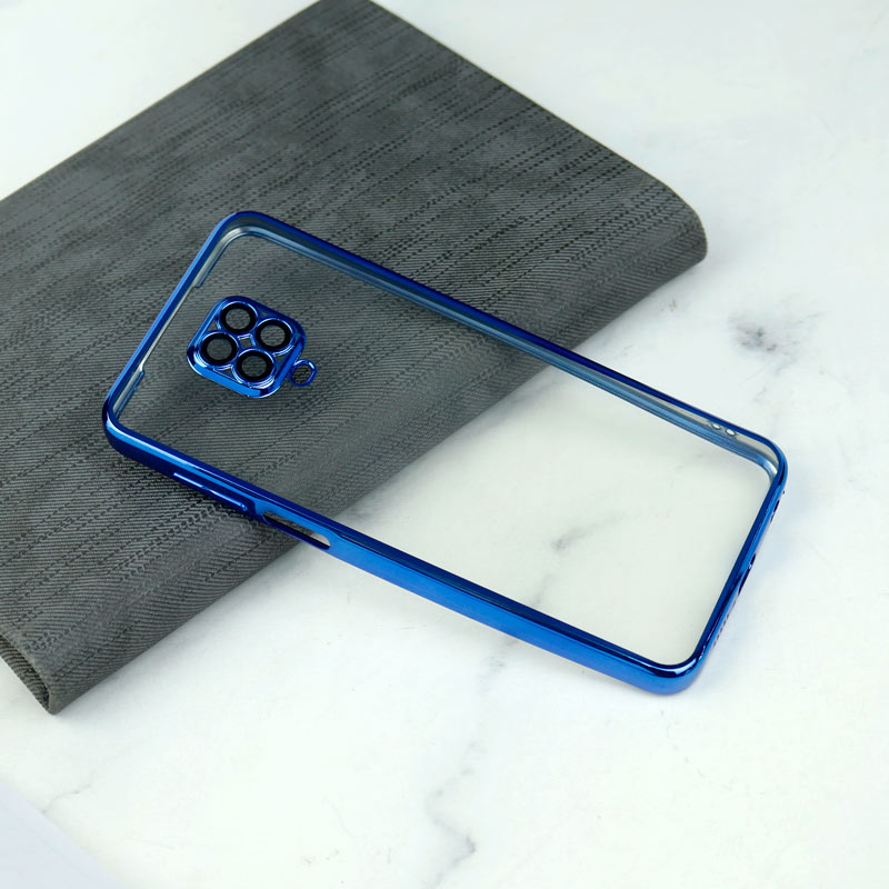 قاب شفاف دور رنگی محافظ لنزدار Xiaomi Redmi Note 9s