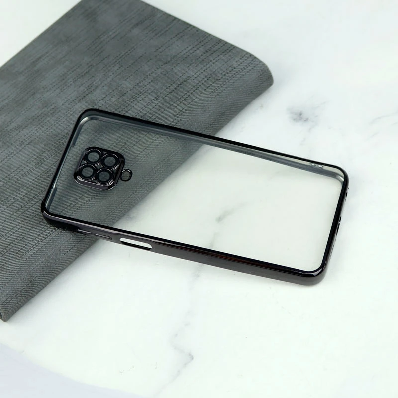 قاب شفاف دور رنگی محافظ لنزدار Xiaomi Redmi Note 9s