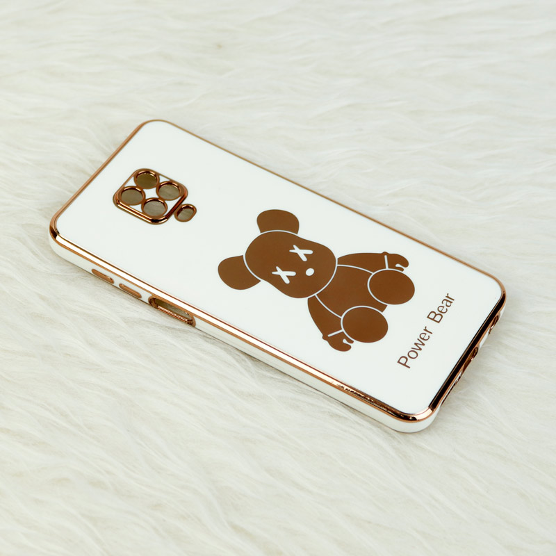 قاب My Case Power Bear محافظ لنزدار Xiaomi Redmi Note 9s