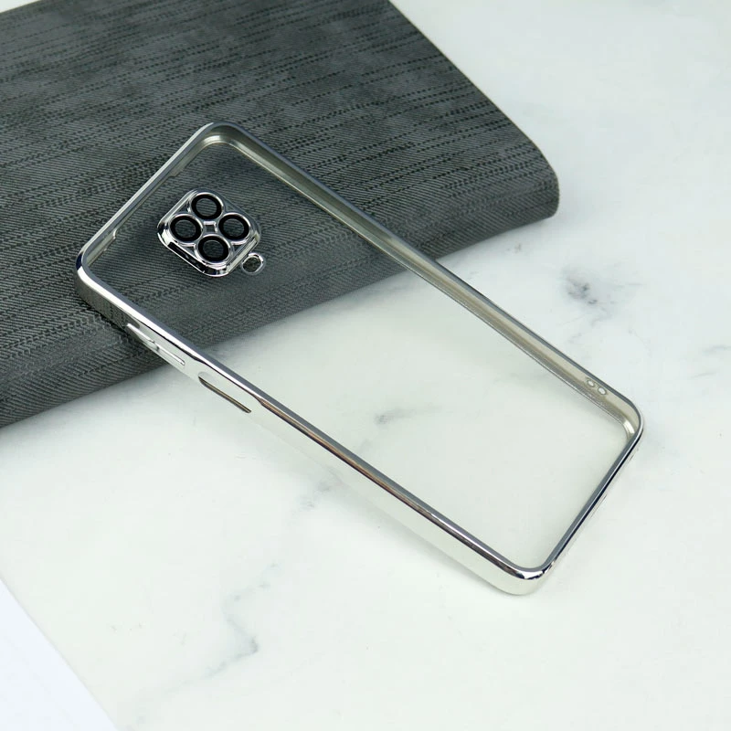 قاب شفاف دور رنگی محافظ لنزدار Xiaomi Redmi Note 9s
