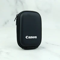 کیف چرمی Canon مشکی متوسط