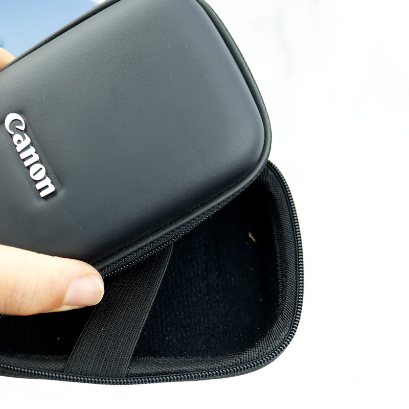 کیف چرمی Canon مشکی بزرگ