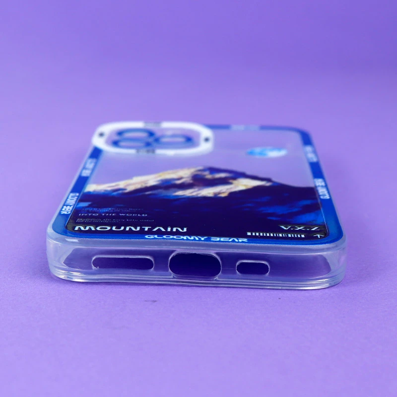 قاب ژله ای شفاف طرح کوهستان محافظ لنزدار iPhone 11 Pro