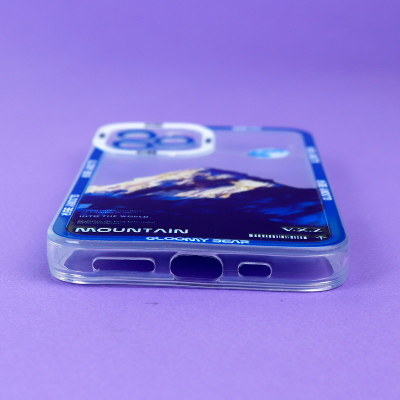 قاب ژله ای شفاف طرح کوهستان محافظ لنزدار iPhone 11 Pro