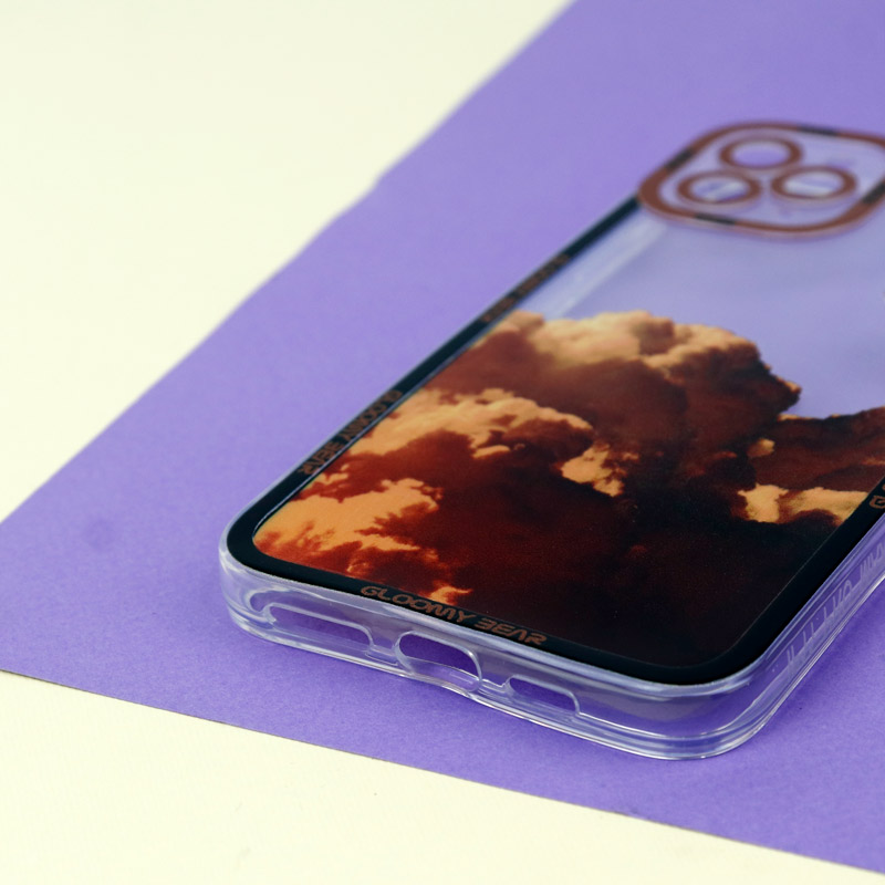 قاب ژله ای شفاف طرح کوهستان محافظ لنزدار iPhone 11 Pro Max