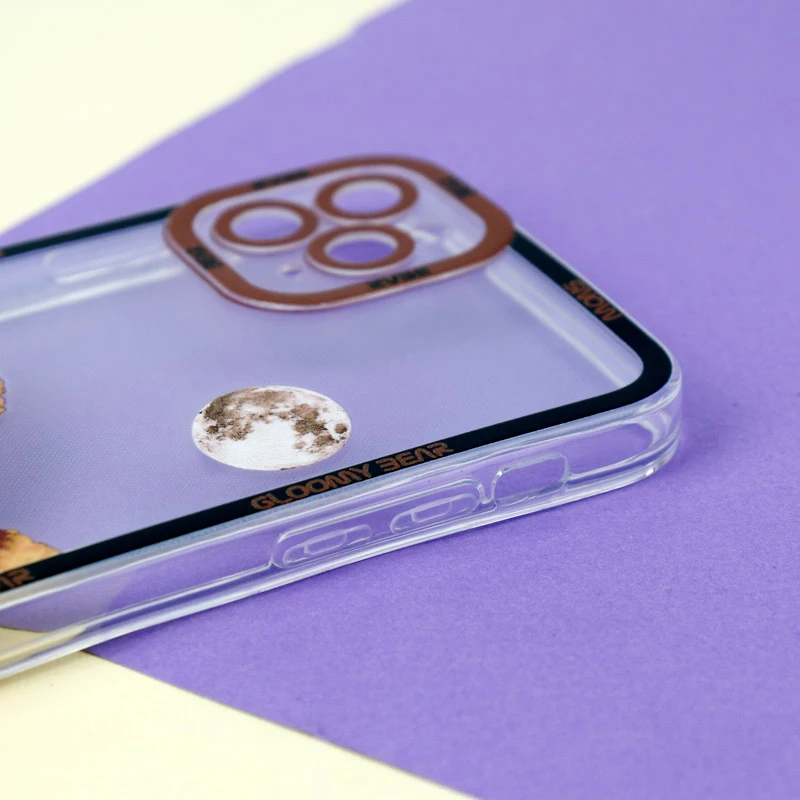 قاب ژله ای شفاف طرح کوهستان محافظ لنزدار iPhone 11 Pro Max