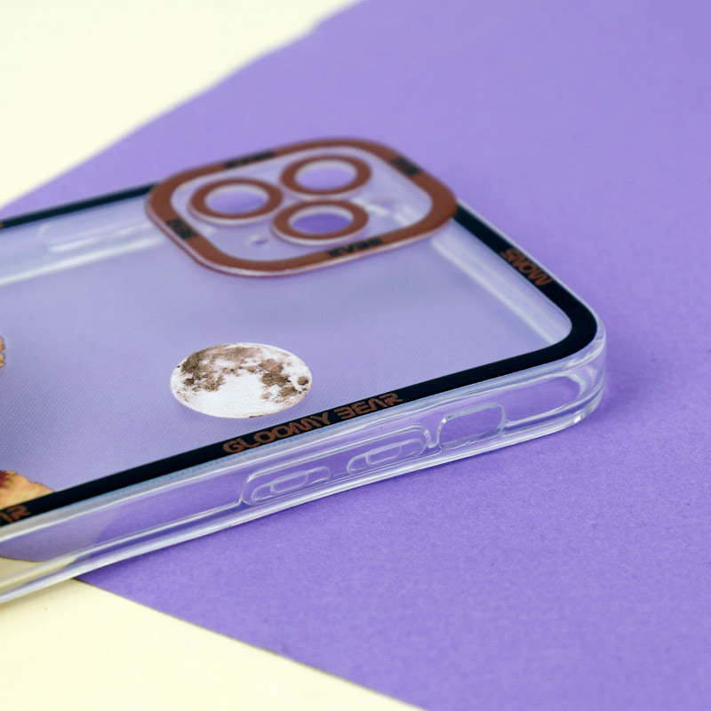 قاب ژله ای شفاف طرح کوهستان محافظ لنزدار iPhone 11 Pro Max