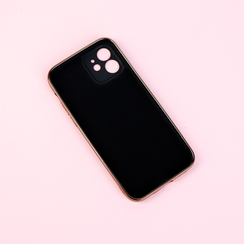 قاب طرحدار My Case محافظ لنزدار iPhone 12 مشکی