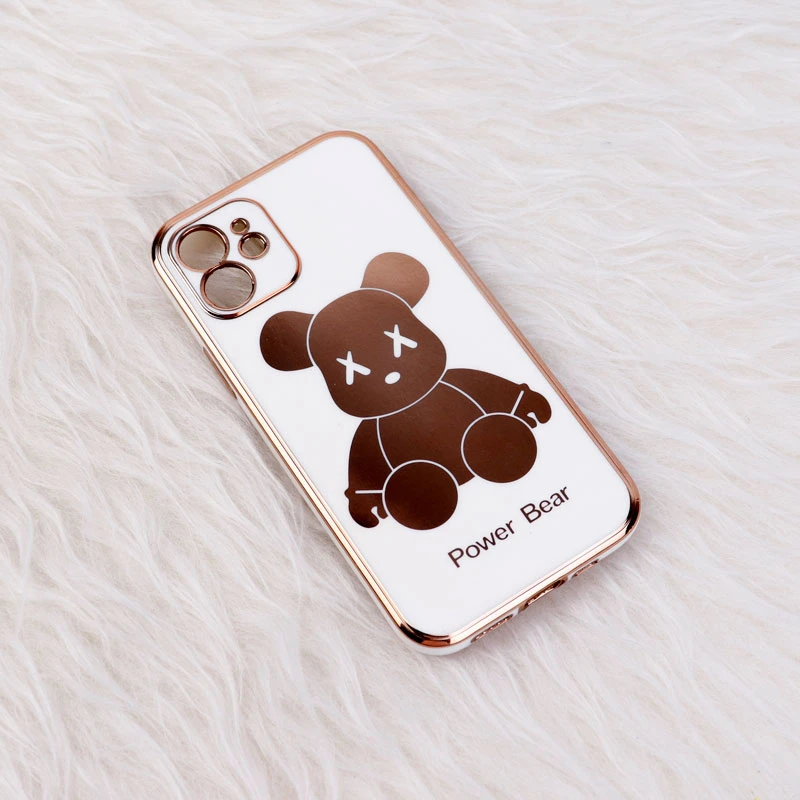 قاب My Case Power Bear آیفون iPhone 12 محافظ لنزدار