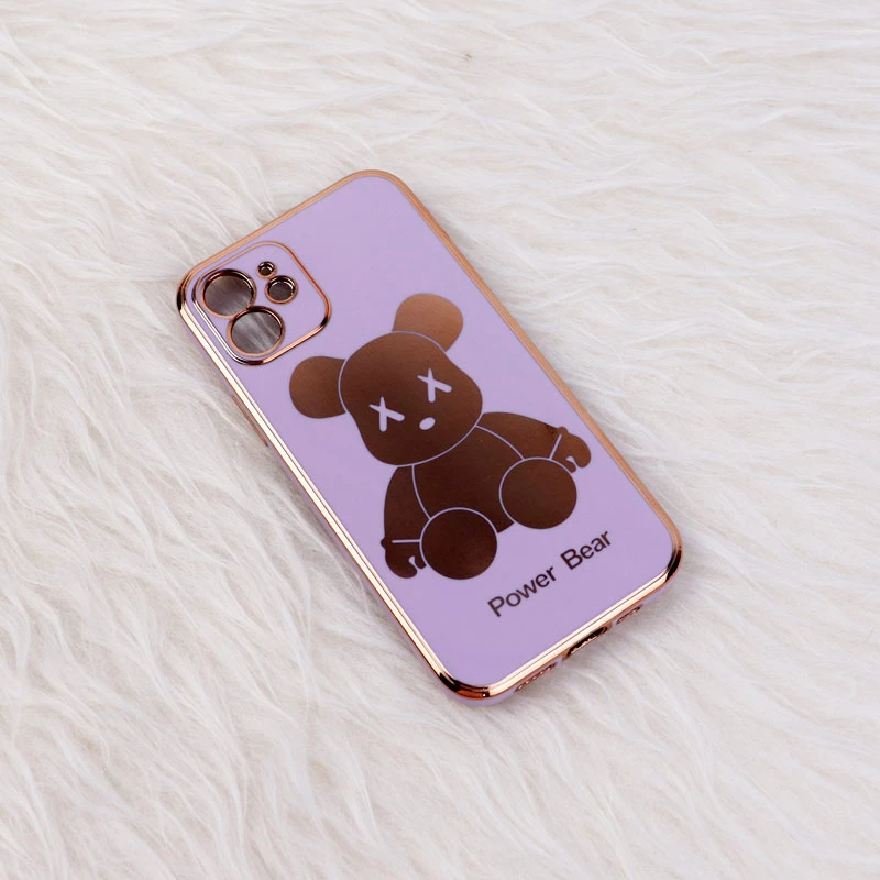 قاب My Case Power Bear آیفون iPhone 12 محافظ لنزدار