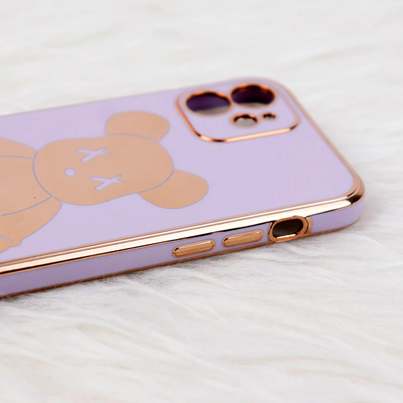 قاب My Case Power Bear آیفون iPhone 12 محافظ لنزدار
