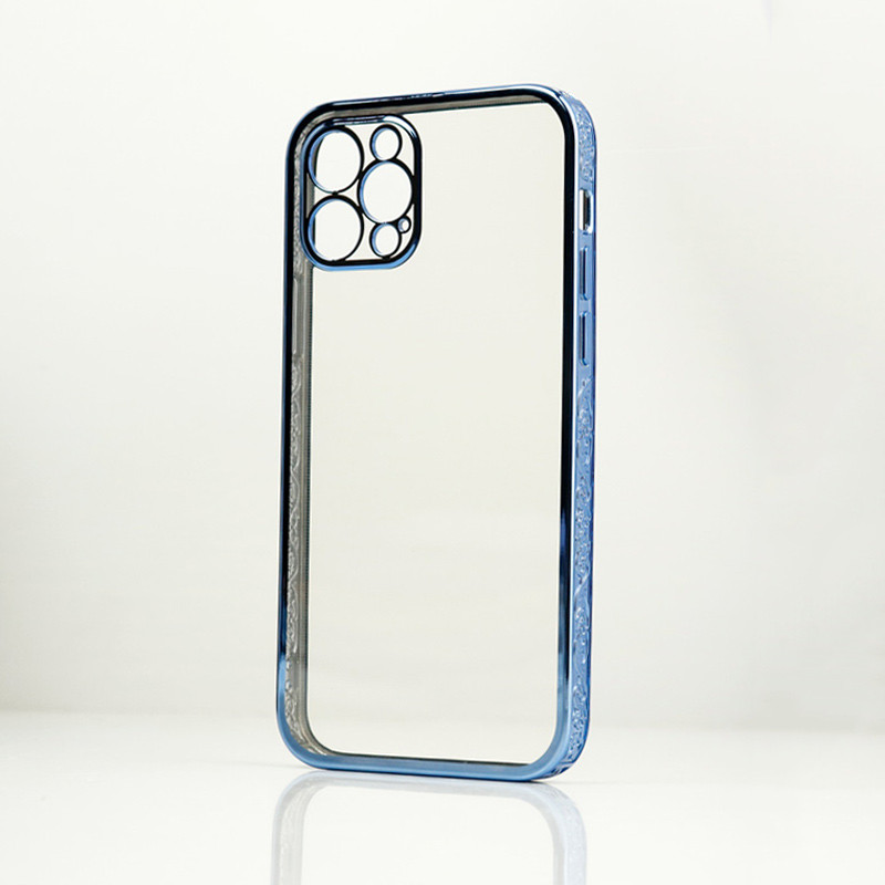 قاب شفاف دور طرحدار محافظ لنزدار iPhone 12 Pro