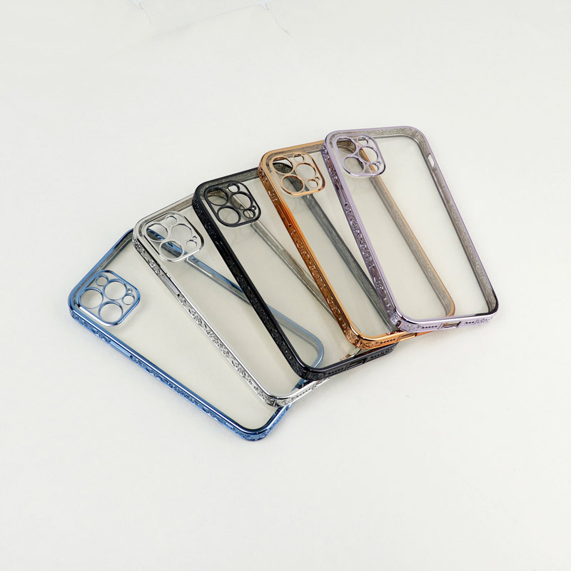 قاب شفاف دور طرحدار محافظ لنزدار iPhone 12 Pro