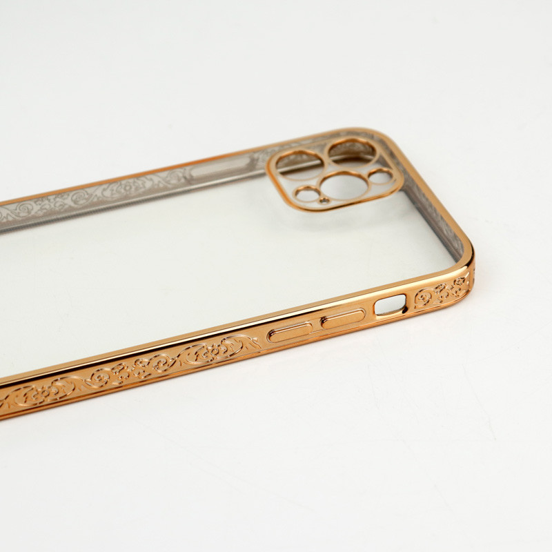 قاب شفاف دور طرحدار محافظ لنزدار iPhone 12 Pro