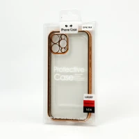 قاب شفاف دور طرحدار محافظ لنزدار iPhone 12 Pro Max