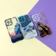 قاب ژله ای شفاف طرح کوهستان محافظ لنزدار iPhone 12 Pro Max