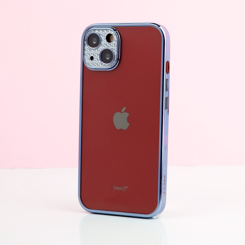قاب پشت مات My Case نگین دار محافظ لنزدار iPhone 13