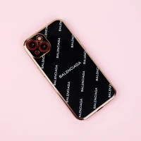 قاب طرحدار My Case محافظ لنزدار iPhone 13 مشکی