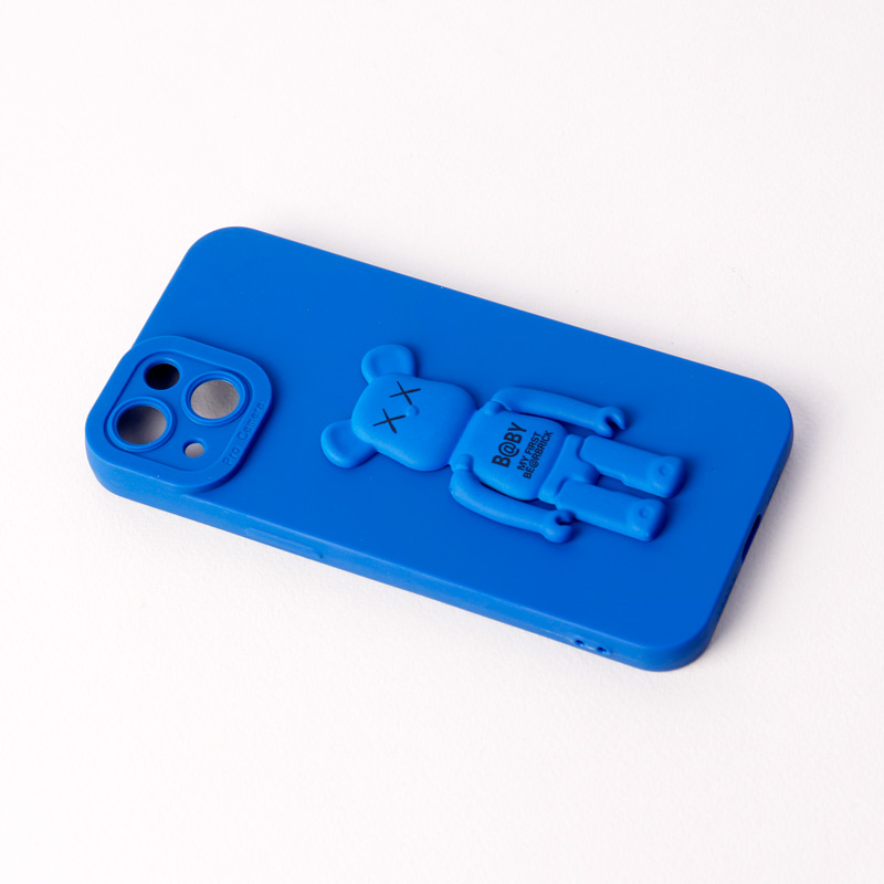 قاب سیلیکونی Bearbrick محافظ لنزدار iPhone 13