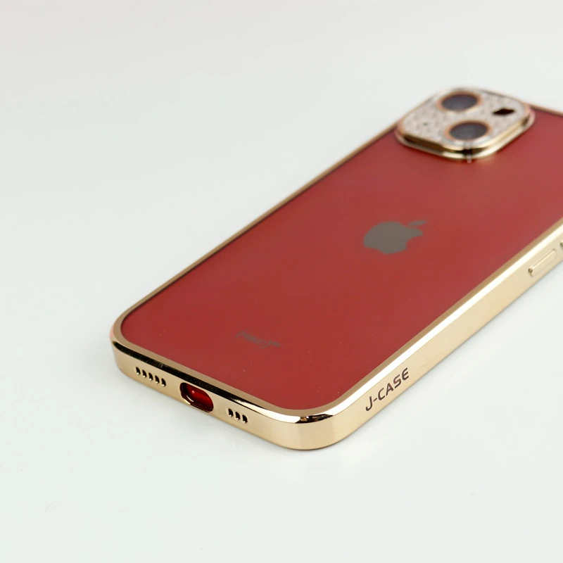 قاب پشت مات My Case نگین دار محافظ لنزدار iPhone 13