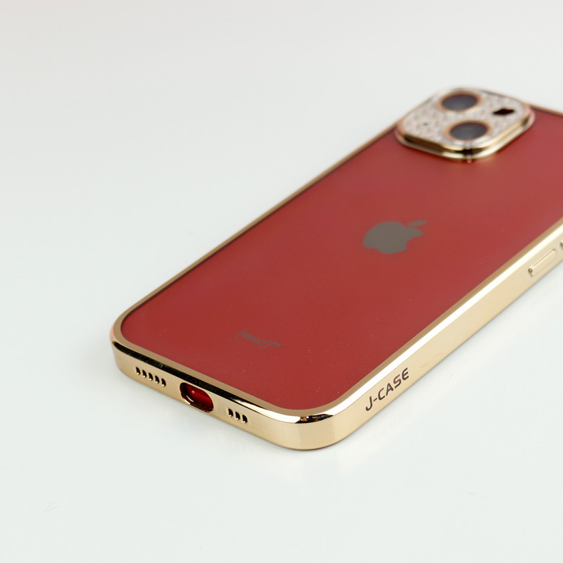 قاب پشت مات My Case نگین دار محافظ لنزدار iPhone 13