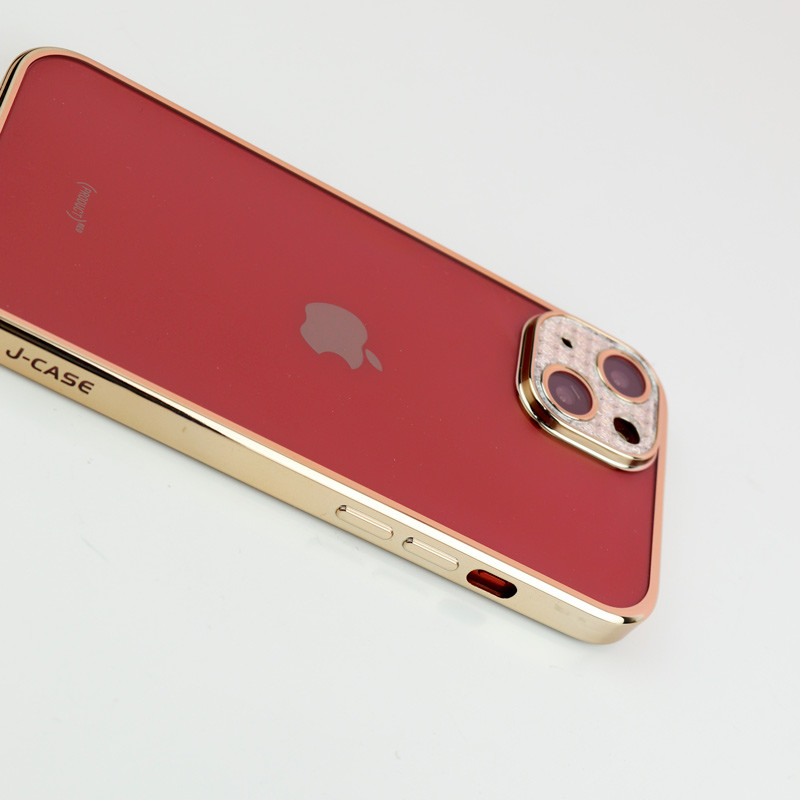 قاب پشت مات My Case نگین دار محافظ لنزدار iPhone 13