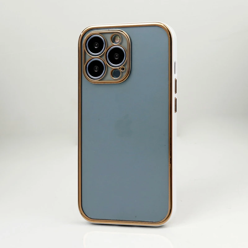 قاب پشت شفاف دور رنگی محافظ لنزدار iPhone 13 Pro