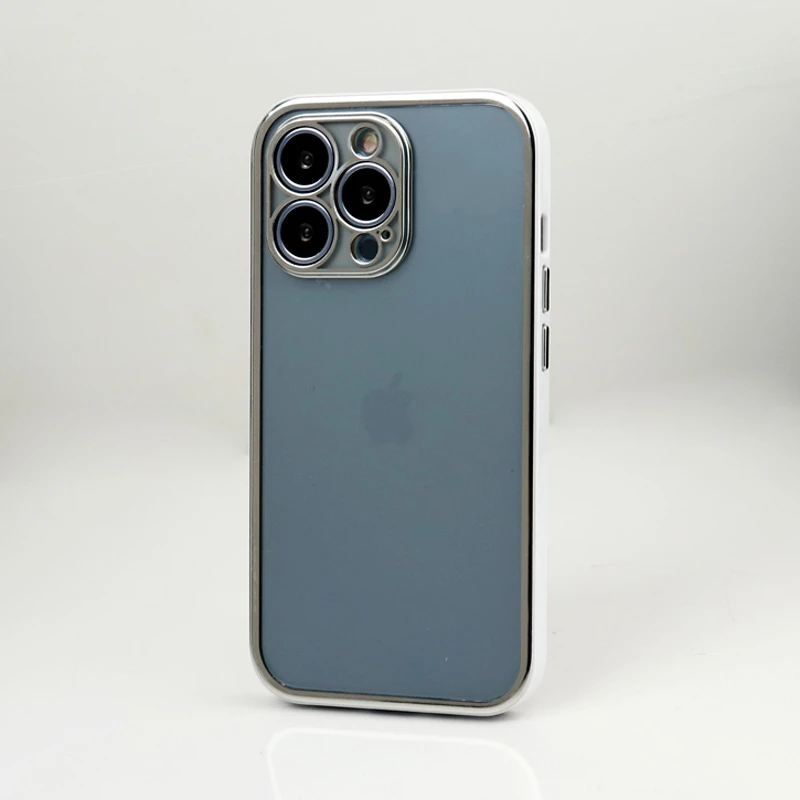 قاب پشت شفاف دور رنگی محافظ لنزدار iPhone 13 Pro