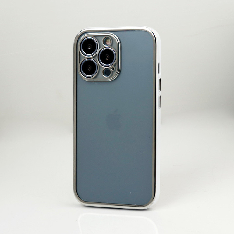 قاب پشت شفاف دور رنگی محافظ لنزدار iPhone 13 Pro