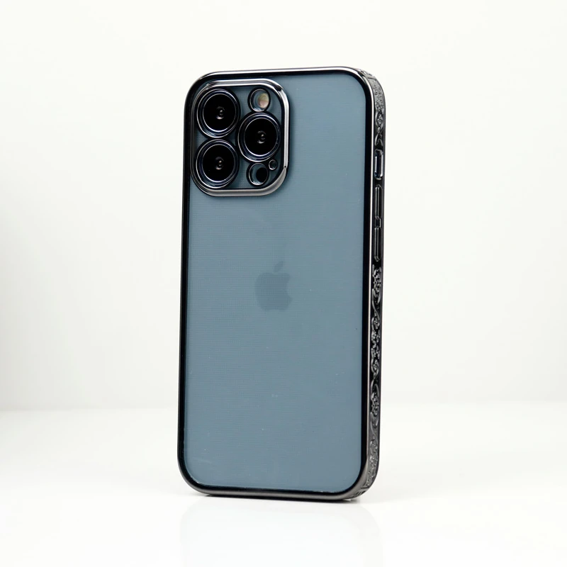 قاب شفاف دور طرحدار محافظ لنزدار iPhone 13 Pro